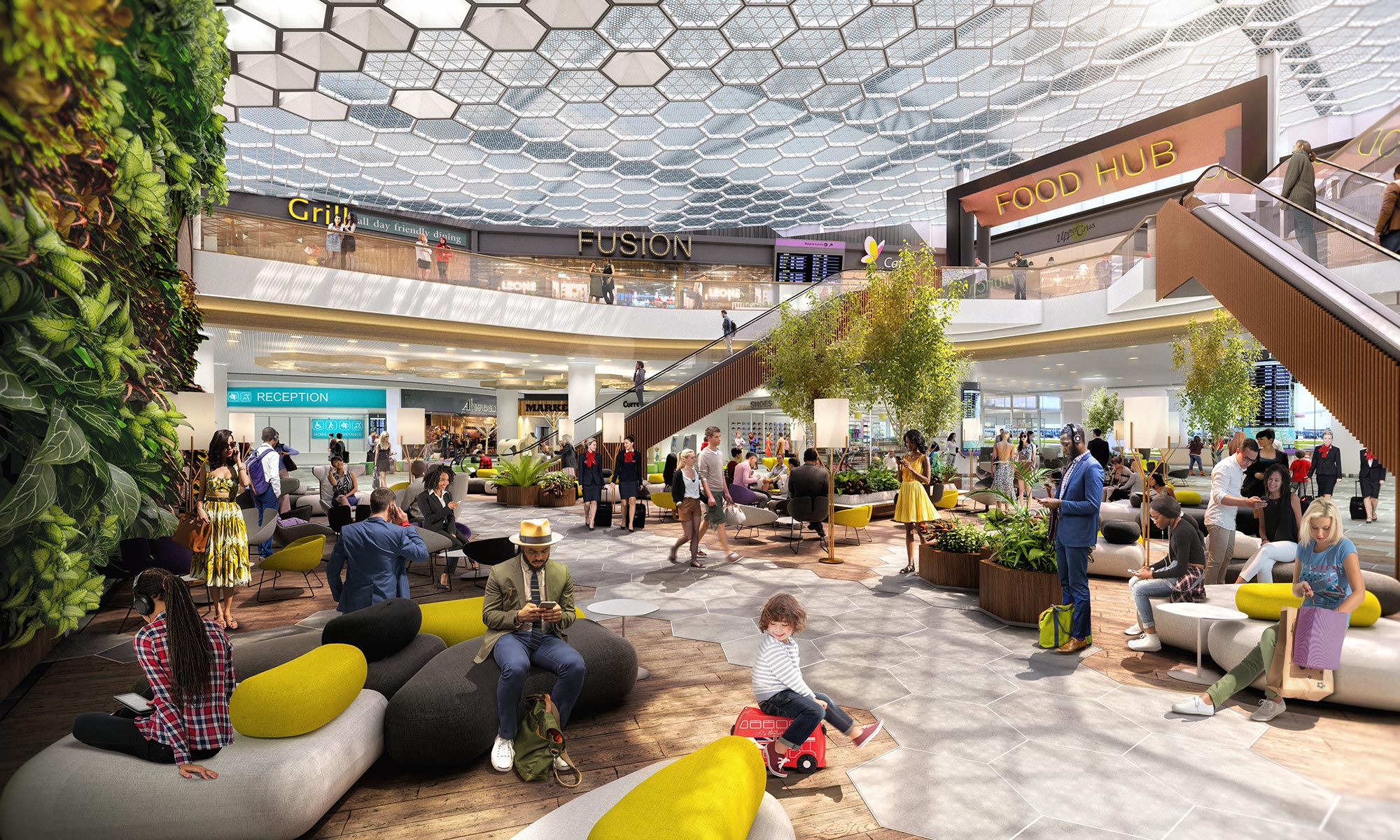 Manchester Airport £1bn Overhaul - Restaurants & Bars Revealed