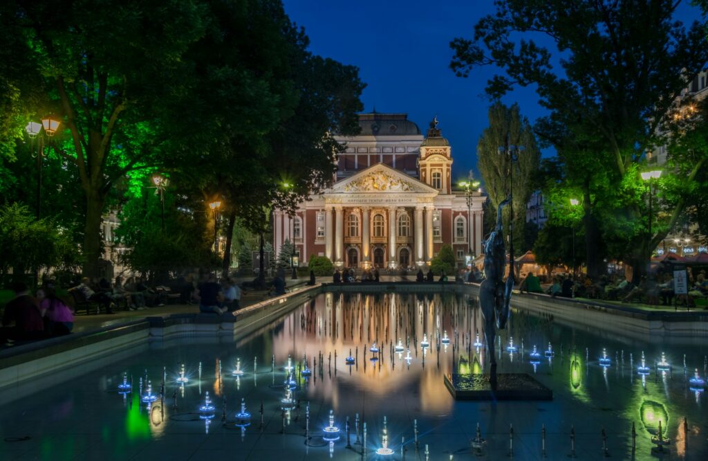 A mansion and pool in Sofia, Bulgaria