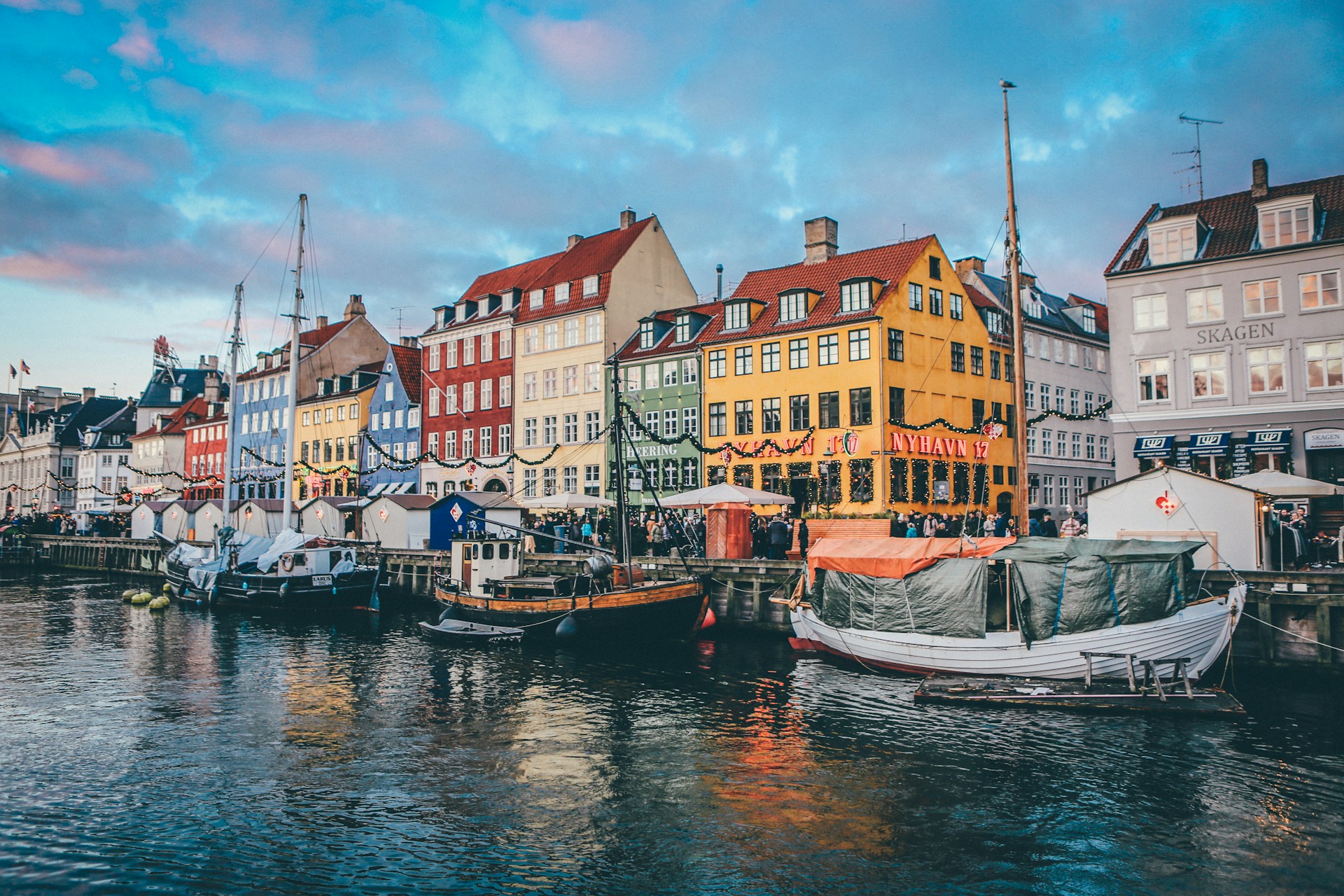 A harbourfront in Copenhagen