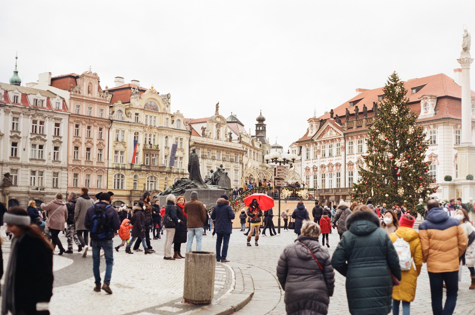 Prague in winter, Czechia