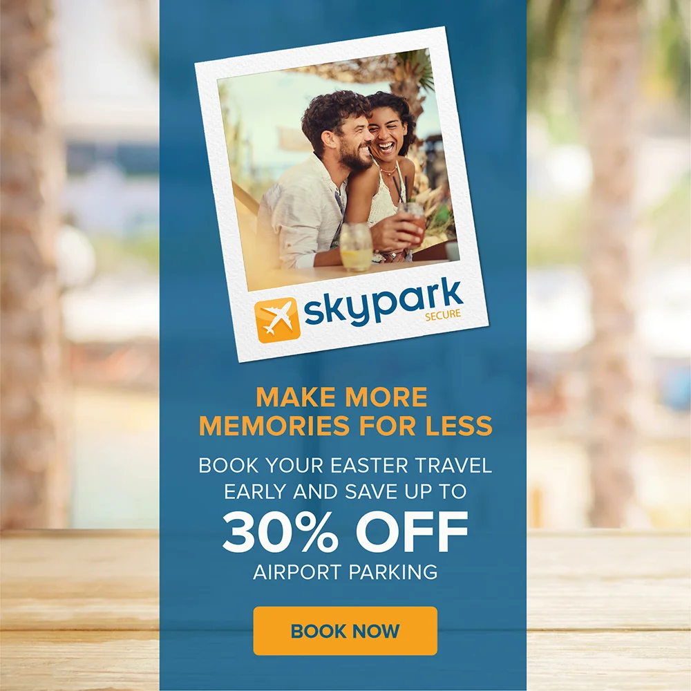 save 30% off airport parking