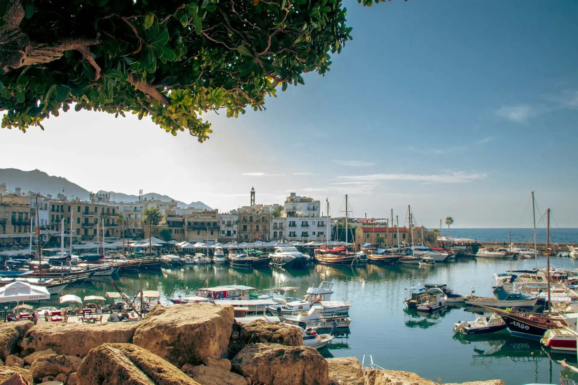 A harbour in Cyprus